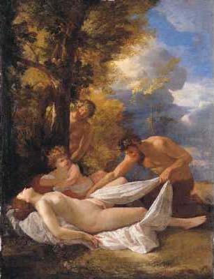 Nymph and satyrs